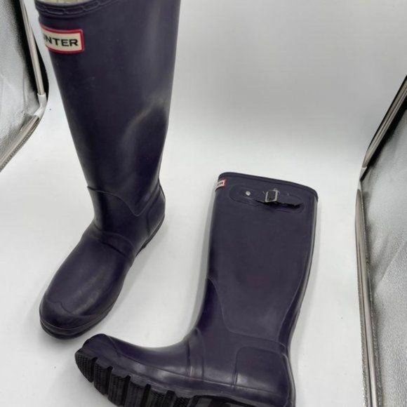 Hunter Purple Tall‎ Rain Boots - Picture 4 of 5